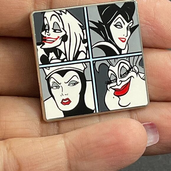 Maleficent Ursula Villains Lapel Pin Cruella Evil Queen Brooch Pin Jewelry Badge - Picture 6 of 11